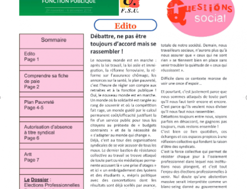 SNUASFP magazine N°104 – Octobre 2018