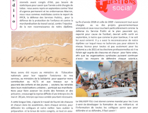 SNUASFP magazine N°103 – Juillet 2018