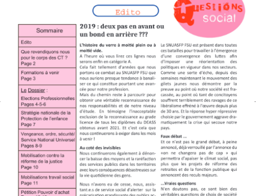 SNUASFP magazine N°105 – Janvier 2019