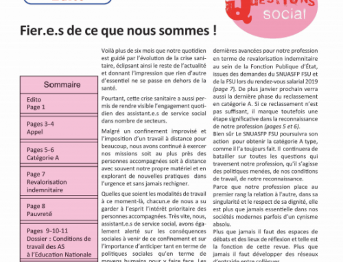 SNUASFP magazine N°111 – Octobre 2020